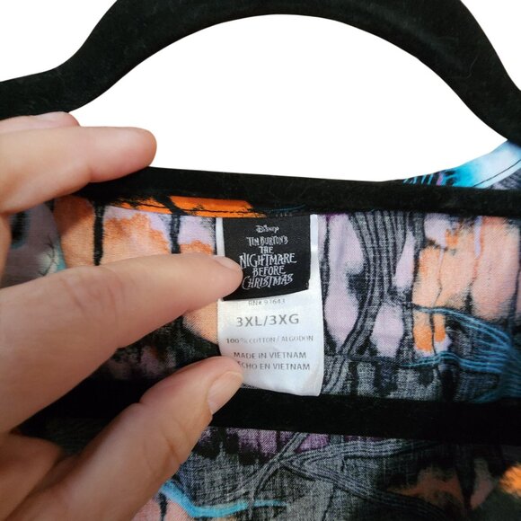 Disney The Nightmare Before Christmas 3XL Scrub Top Jack Skellington - Picture 3 of 3